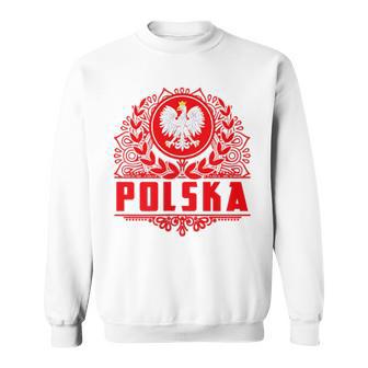 Maillot De Pologne Avec Blason Polonais Aigle Sweater e - Cadeauxyz