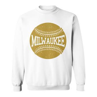 Milwaukee Baseball Fan Comfort Colors Crop Top Sweatshirt - Thegiftio UK