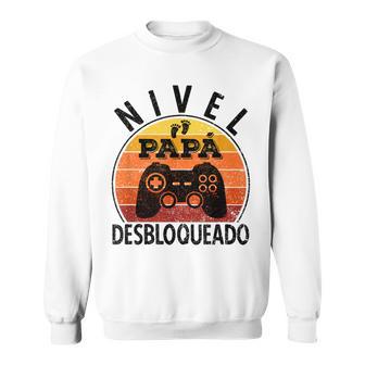 Nivel Papa Desbloqueado Futuro Papá Padre Anunciar Embarazo Camisa de entrenamiento - Regaloses