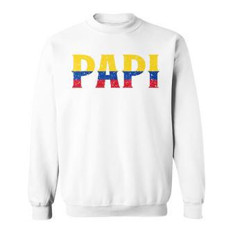 Papi Bandera Colombiana Colombia Día Del Padre Orgullo Patriótico Camisa de entrenamiento - Regaloses