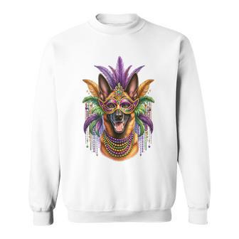 Perro Belga Malinois Mardi Gras In Mangas Camisa de entrenamiento - Regaloses