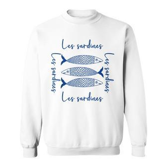 Poissonardine Mignon Pêcheur Esthétique Lesardines Sweater e - Cadeauxyz