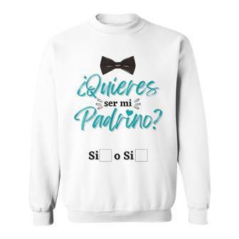 Quiereser Mi Padrino Bebe Regalos Para Padrinos Y Madrinas Camisa de entrenamiento - Regaloses
