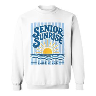 Senior 2027 Graduation Sunrise Class Of 2027 Ocean Sunset Sweatshirt | Seseable UK