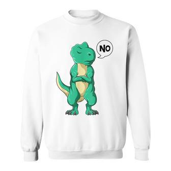 Testarudo Dinosaurio T-Rex Niños Niñas Camisa de entrenamiento - Regaloses