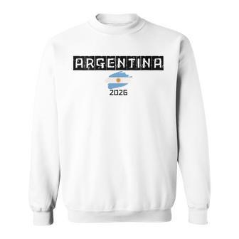 Women's Argentina Souvenir 2026 Vacation Trip Fun Matching Flag Sweatshirt - Thegiftio UK