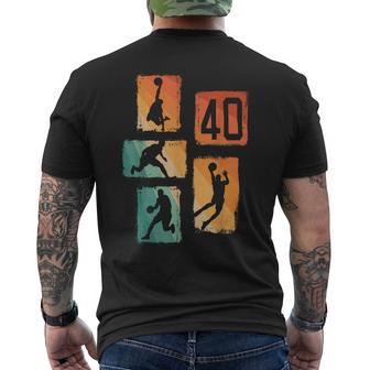 40 Cumpleaños Hombres Baloncesto Jugador De Baloncesto 40 Años Camiseta Hombre Estampado Espalda - Regaloses