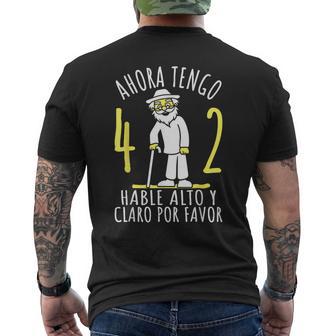 42 Cumpleaños 42 Años Hombre Divertido Ahora Tengo 42 Años Camiseta Hombre Estampado Espalda - Regaloses