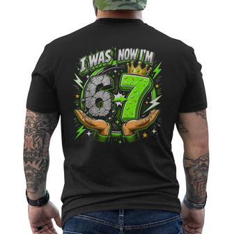7Th Birthday I Was 6 Now I'm 7 Boys Kids Turning 7 Birthday Men's T-shirt Back Print - Monsterry AU