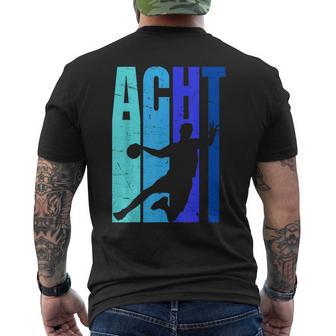 8 Geburtstag Junge Handball Achter Geburtstag Jungs T-Shirt mit Rückendruck - Geschenkecke