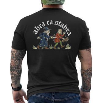 Abra Ca Stabra Medieval Wizard Magic Spell Humor Men's T-shirt Back Print | Seseable UK
