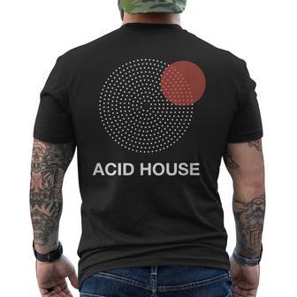 Acid House Music Musique Rétro Techno Raver Edm Party Des Années 90 T-shirt imprimé au dos - Cadeauxyz