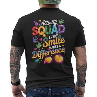 Activity Assistant Squad Team Professionals Week Director Men's T-shirt Back Print - Thegiftio UK