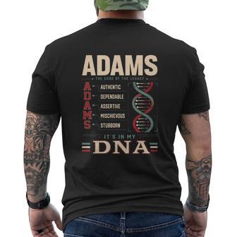 Adams Shirt The Perfect Name Men's T-shirt Back Print | Seseable UK