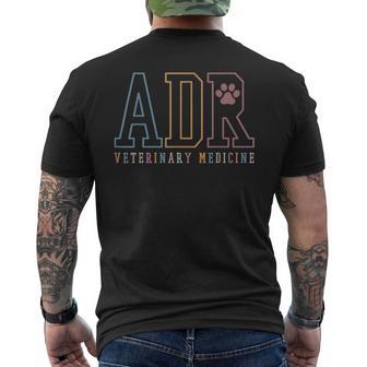 Adr Doctor Of Veterinary Medicine Sweater Vet Tech Men's T-shirt Back Print - Thegiftio UK