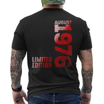 Agosto 1976 Año Legendario 1976 Nacimientointage Desde 1976 Camiseta Hombre Estampado Espalda - Regaloses