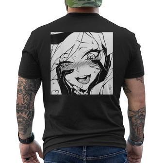Ahegao Divertida De Anime Otaku Love Camiseta Hombre Estampado Espalda - Regaloses
