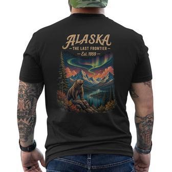 Alaska Bear Adventure In Lush Forest Men's T-shirt Back Print - Thegiftio UK