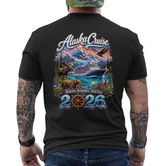 Alaska Cruise 2026 Alaskan Matching Family Friends Vacation Men's T-shirt Back Print - Thegiftio UK