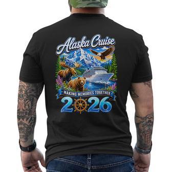 Alaska Cruise 2026 Friends Family Together Vacation Trip Men's T-shirt Back Print - Monsterry