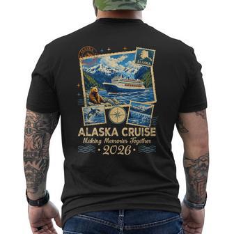 Alaska Vacation 2026 Cruise Family Matching Group Trip Men's T-shirt Back Print - Thegiftio UK