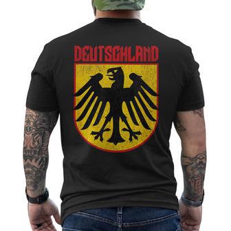 Alemania Alemania Alemania Águila Alemana Camiseta Hombre Estampado Espalda - Regaloses