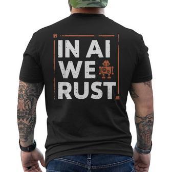 Algoritmos Robóticos Ciencia De Datos Robótica Robótica Camiseta Hombre Estampado Espalda - Regaloses