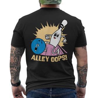 Alley Oops Comic Bowling Mishap Men's T-shirt Back Print - Thegiftio UK