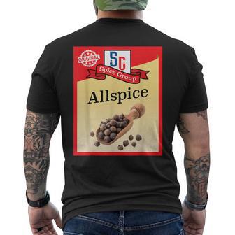 Allspice Spice Squad Family Condiment Group Matching Men's T-shirt Back Print - Thegiftio UK