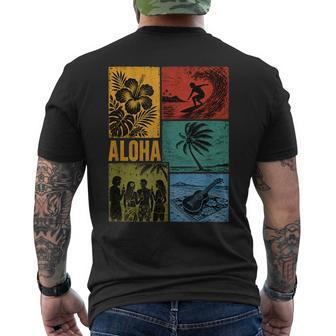 Aloha Hawaiiurfing T-Shirt mit Rückendruck - Geschenkecke