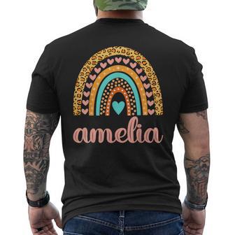 Amelia Amelia Nome Compleanno Camicia Regalo T-shirt da uomo con stampa posteriore - Novitaregali