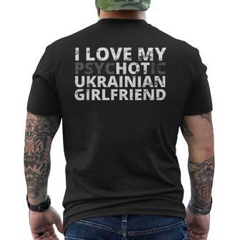 Amo A Mi Novia Ucraniana Caliente Novio Divertido Camiseta Hombre Estampado Espalda - Regaloses
