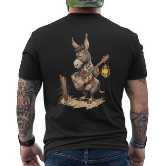 Âne Jouant De La Guitare T-shirt imprimé au dos - Cadeauxyz