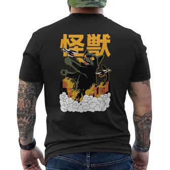 Anime Japonaise Kaiju Cattreet Harajuku Manga T-shirt imprimé au dos - Cadeauxyz