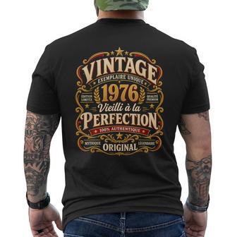 Anniversaire 50 Ans 1976 Cadeau Hommeintage Original T-shirt imprimé au dos - Cadeauxyz