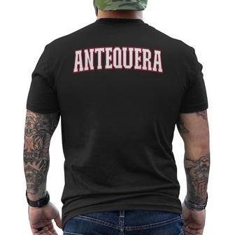 Antequera Recuerdo De La Ciudad De España Antequera Camiseta Hombre Estampado Espalda - Regaloses