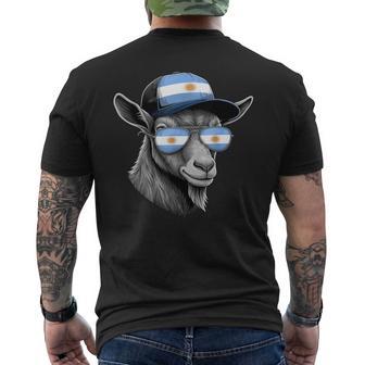 Argentina Pride Argentinian Flag Men's T-shirt Back Print - Monsterry