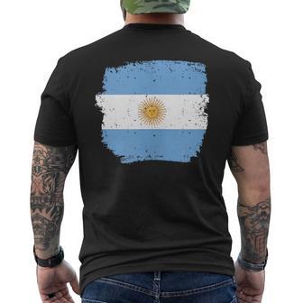 Argentinaintage Bandera Argentino In Mangas Camiseta Hombre Estampado Espalda - Regaloses