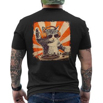 Arte Giradischiintage T-shirt da uomo con stampa posteriore - Novitaregali