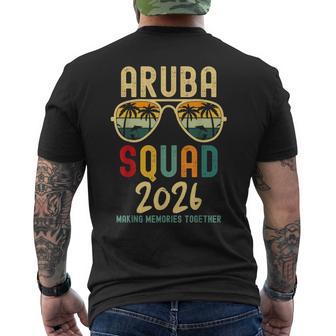 Aruba Squad 2026 Tropical Group Family Vacation Matching Men's T-shirt Back Print | Seseable UK