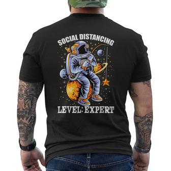 Astronauta Distanciamientoocial Cosmonautapacepaceship Galaxy Camiseta Hombre Estampado Espalda - Regaloses