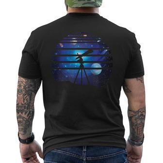 Astronomía Espacio Planeta Telescopio Retrointage Galaxy Regalo Camiseta Hombre Estampado Espalda - Regaloses