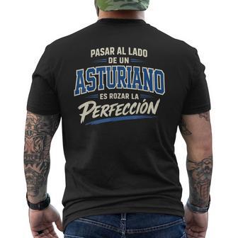 Asturianorozar La Perfección Regalo Humor España Camiseta Hombre Estampado Espalda - Regaloses