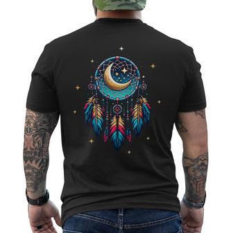 Attrape-Rêves Étoiles Et Luneymbole Indien Amérindien T-shirt imprimé au dos - Cadeauxyz