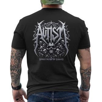 Autismo Humor Autisa Camiseta Hombre Estampado Espalda - Regaloses