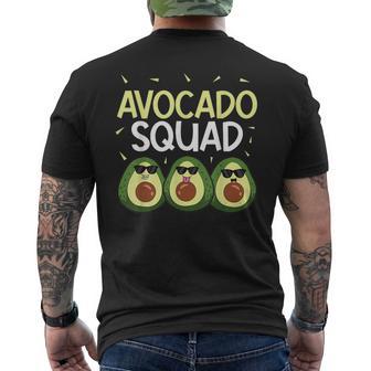 Avocado Squad Vegetarian Vegan Avocado Men's T-shirt Back Print - Thegiftio UK