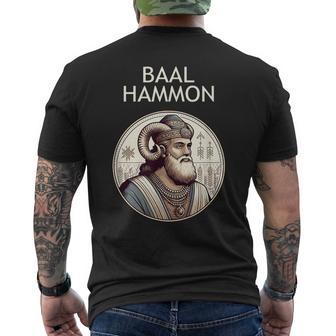Baal Hammon Dios Cartaginés Historia Púnica Camiseta Hombre Estampado Espalda - Regaloses