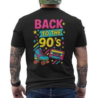 Back To The 90'S 90Er 90S Neunziger Retro T-Shirt mit Rückendruck - Geschenkecke