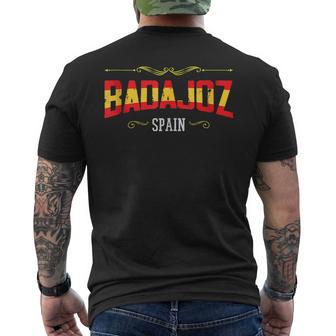 Badajoz España Badajoz Recuerdos De Badajoz In Mangas Camiseta Hombre Estampado Espalda - Regaloses