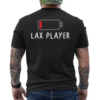 Baja Batería Lax Player Lacrosse Lax Team Humor Camiseta Hombre Estampado Espalda - Regaloses